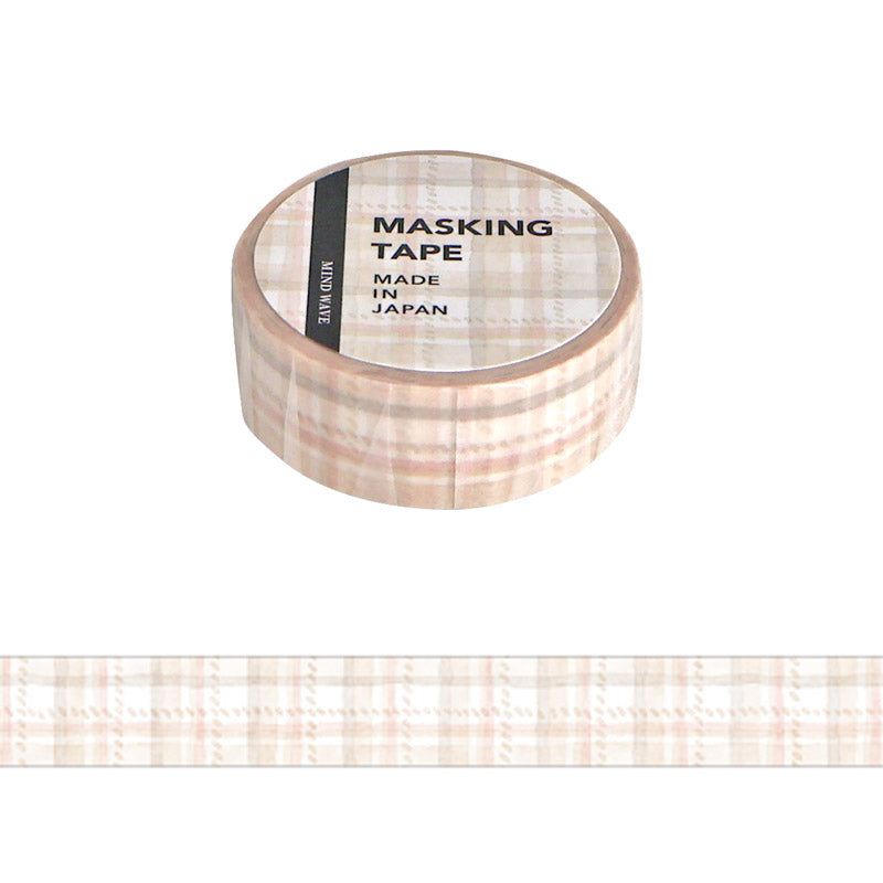 This is a standard masking tape with a width of 15 mm.
The lineup has increased to the popular plaid pattern.
Because it is simple, it is finished with a design full of care.


Width 15mm × Length 5m
Material:&nbsp;Washi paper
Includes 1 roll of washi
Last few pictures shown are all the designs in the same collection, each sold separately.