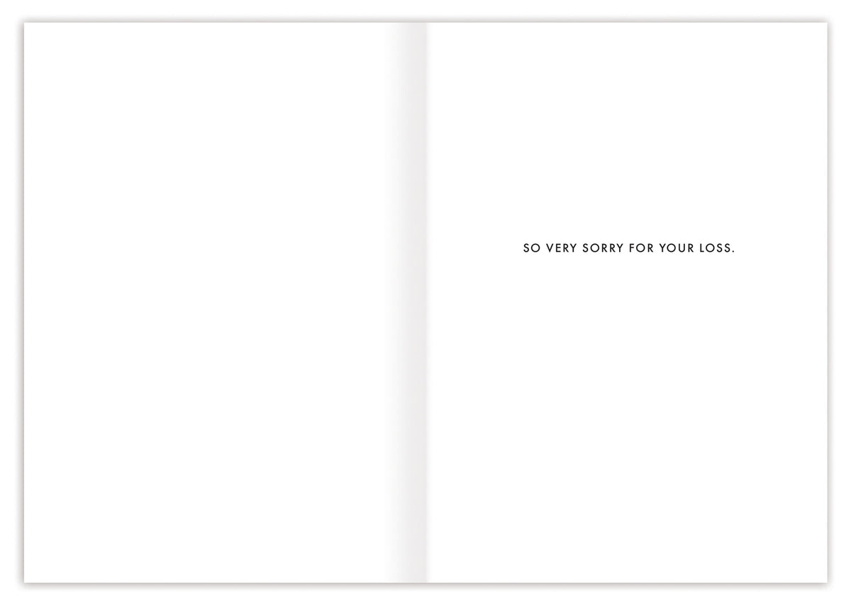 Paw Prints Pet Sympathy Card