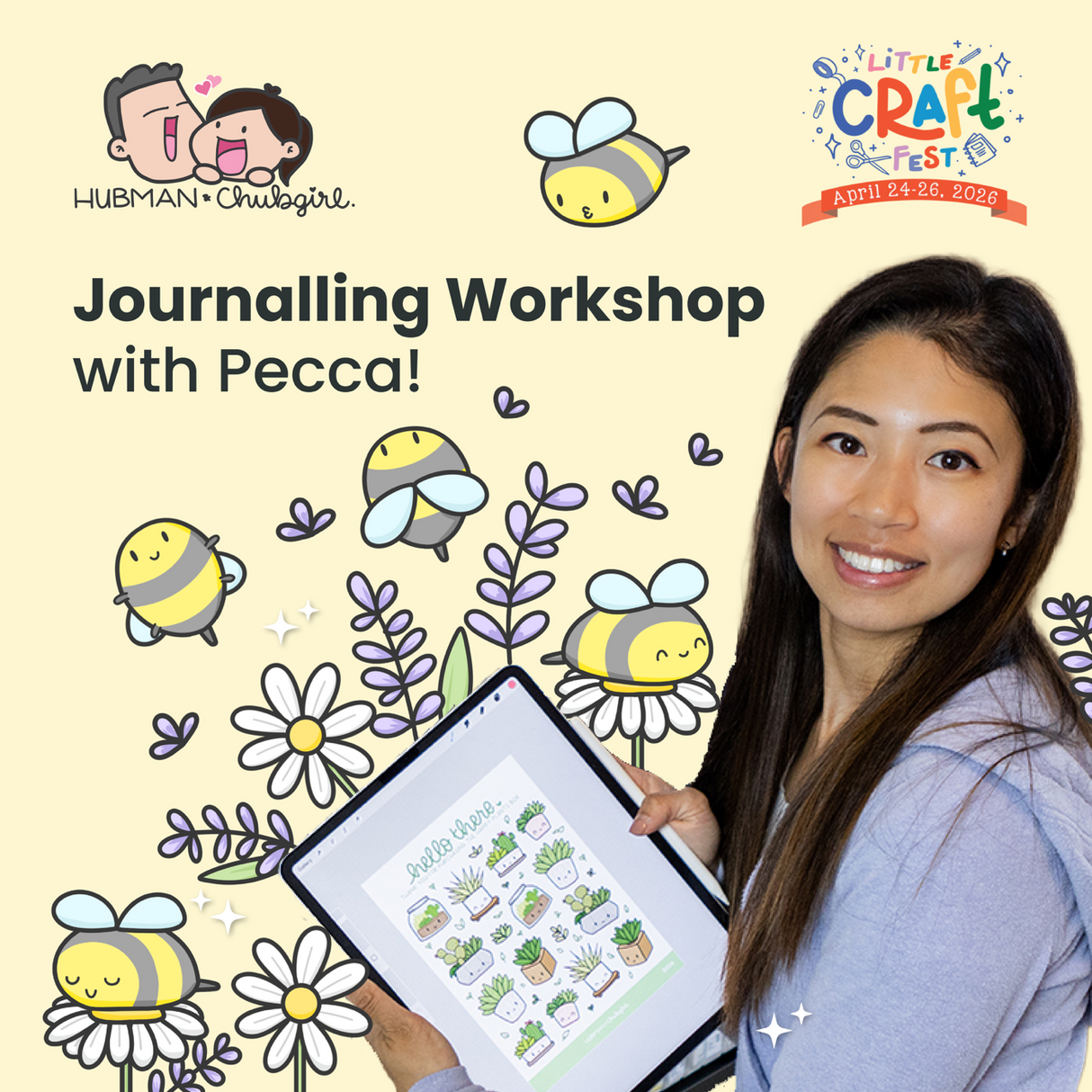 Creative Journaling with Pecca from Hubman & Chubgirl