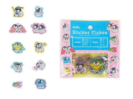 Penguin Summer Sticker Flakes
