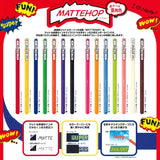 Pentel Hybrid Mattehop Gel Pen - 1.0 mm - 14 Original + Sweet Color Set