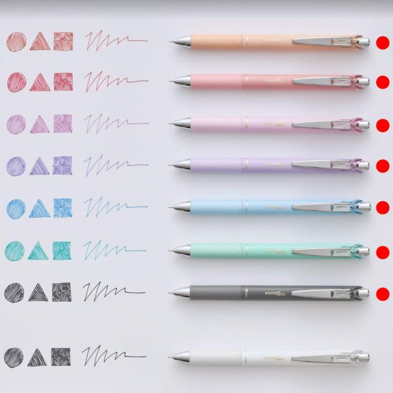 Pentel Energel Limited Edition 7 Color Set - Kohare

This is a set of 7 colors featuring Energel's limited edition design "Kohare." The soft colors of "Energel Kohare" gently add color to your schedule booklets and materials.

0.5mm&nbsp;
7 colors: Starlight/Peach Drop Red/Wind Poem Green/Sunny Orange/Flower Layer Pink/Gentle Breeze Blue/Hydrangea Purple