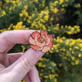 Peony Flower Enamel Pin