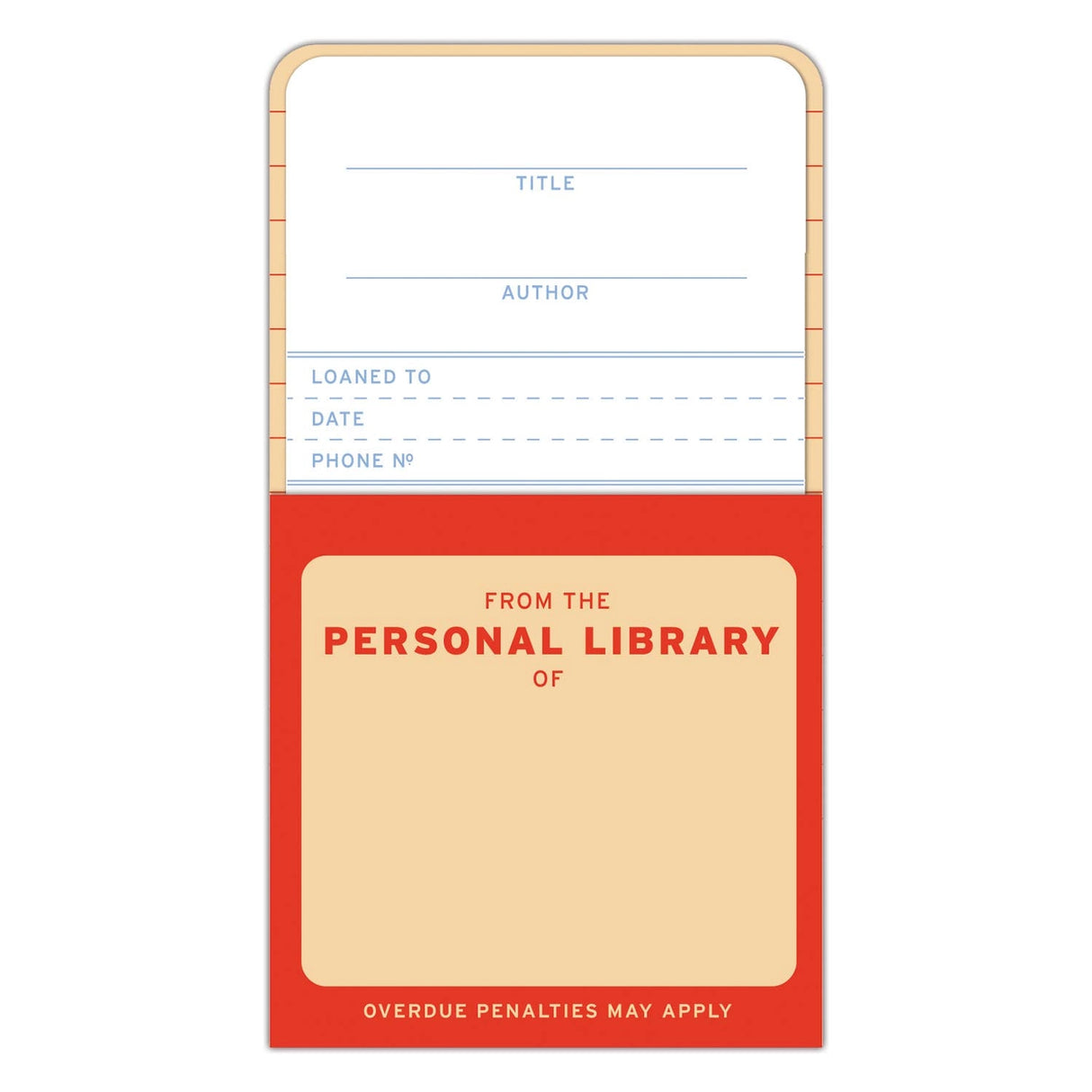 Replenish your Personal Library Kit reserves with these helpful refills and ensure you get all your books back! Keep your shelves stocked in style

4.75 x 2.5 inches
15 self-adhesive pockets and checkout cards