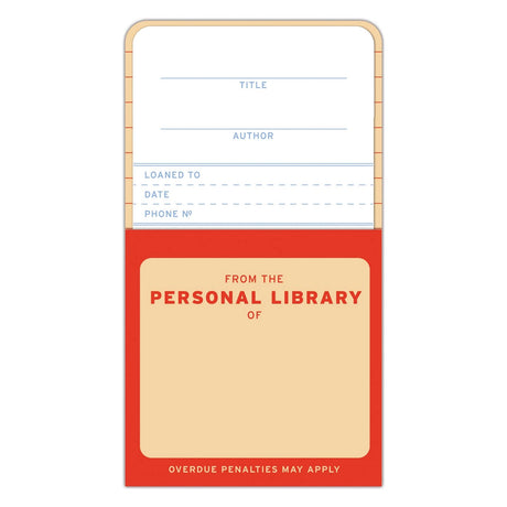 Replenish your Personal Library Kit reserves with these helpful refills and ensure you get all your books back! Keep your shelves stocked in style

4.75 x 2.5 inches
15 self-adhesive pockets and checkout cards