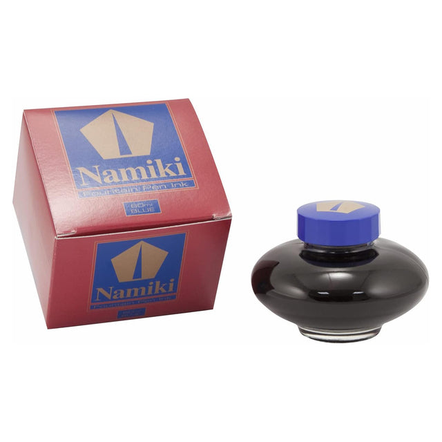 From a culture that has revered the art of writing for more than a thousand years comes instruments and accessories that celebrate both writing and art. Namiki Fountain Pen Inks are created using the highest standards and variations of color. Each hue provides an intense depth of color and consistency, rendering the highest performance from your most treasured fountain pens. Enjoy the rich colors of Japan with every stroke. For every creative endeavor, Namiki provides the ultimate writing tool.

60ml Bottle
