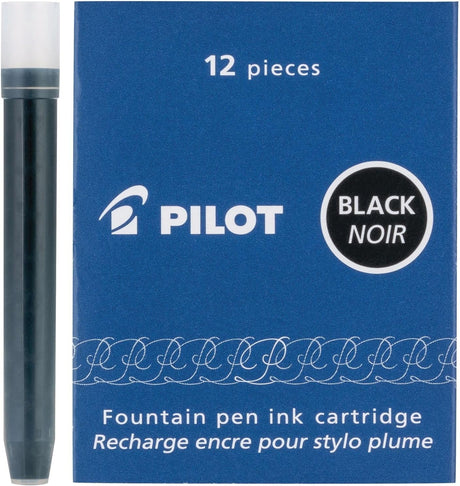 Namiki fountain pen ink cartridges are created using the highest standards and variations of color. Each hue provides an intense depth of color and consistency, rendering the highest performance from your most treasured fountain pens. Enjoy the rich colors of Japan with every stroke. For every creative endeavor, namiki provides the ultimate writing tool.

Each box includes 12 cartridges
