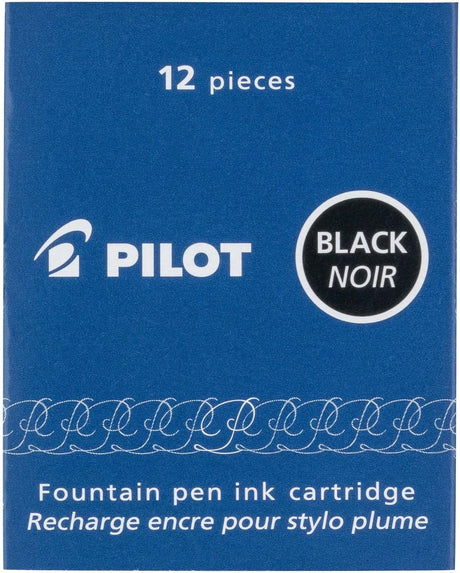 Namiki fountain pen ink cartridges are created using the highest standards and variations of color. Each hue provides an intense depth of color and consistency, rendering the highest performance from your most treasured fountain pens. Enjoy the rich colors of Japan with every stroke. For every creative endeavor, namiki provides the ultimate writing tool.

Each box includes 12 cartridges