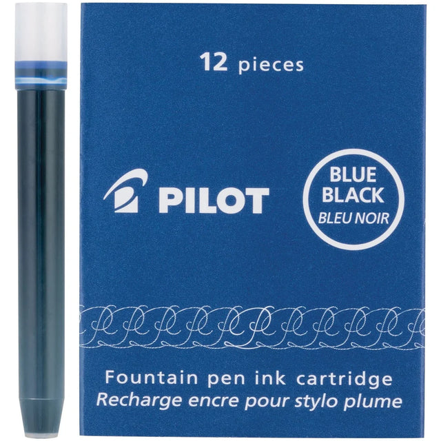 Namiki fountain pen ink cartridges are created using the highest standards and variations of color. Each hue provides an intense depth of color and consistency, rendering the highest performance from your most treasured fountain pens. Enjoy the rich colors of Japan with every stroke. For every creative endeavor, namiki provides the ultimate writing tool.

Each box includes 12 cartridges