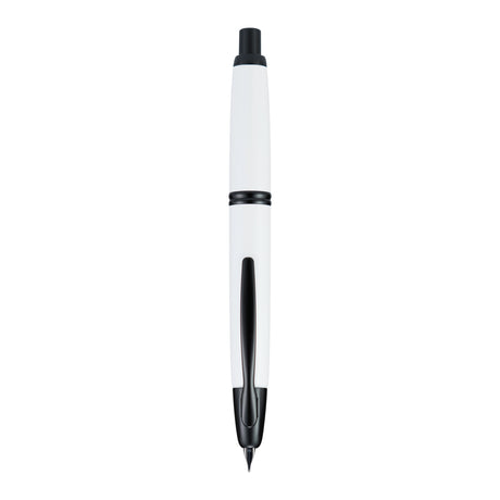 Pilot Vanishing Point Fountain Pen - White / Black