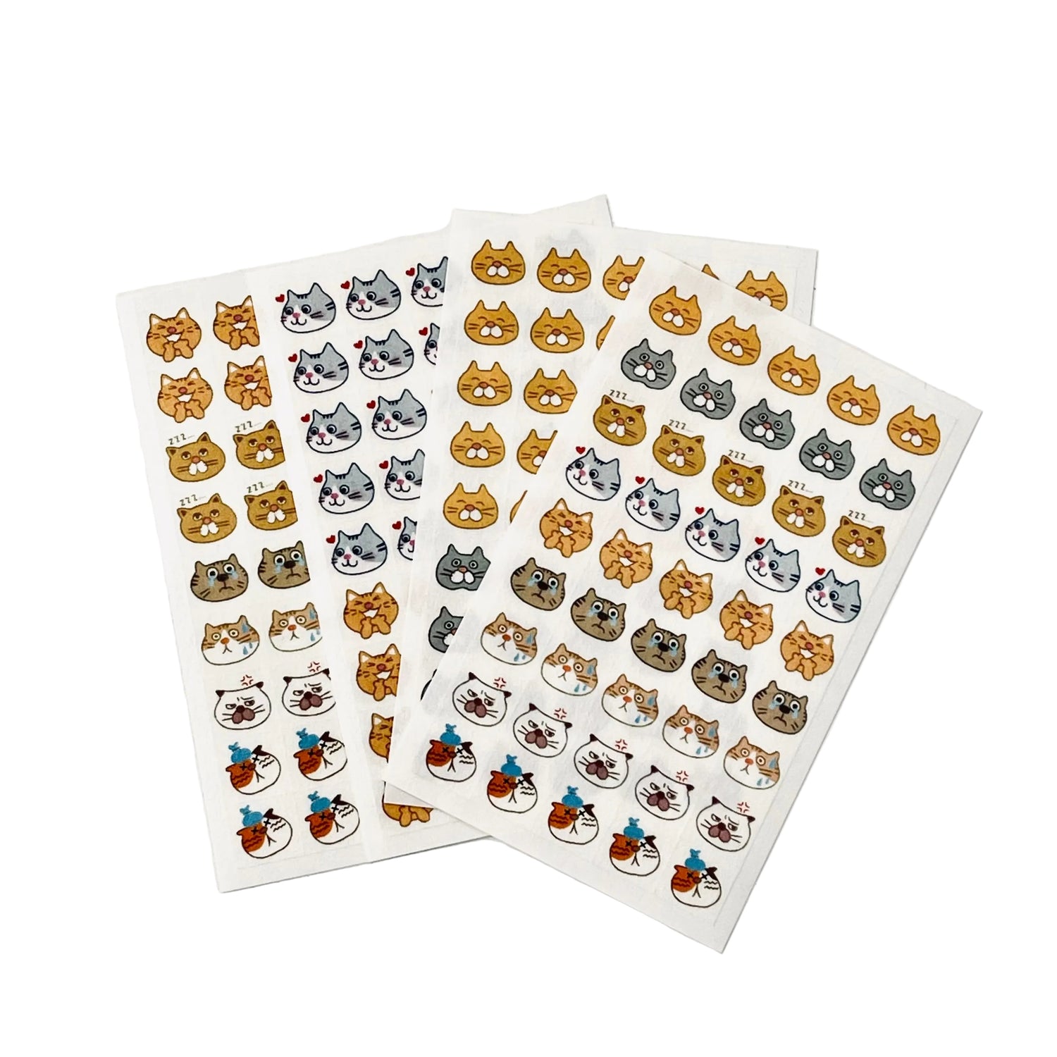 Pine Book Cat Expressions Daily Decoration Stickers