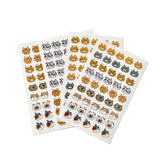 Pine Book Cat Expressions Daily Decoration Stickers