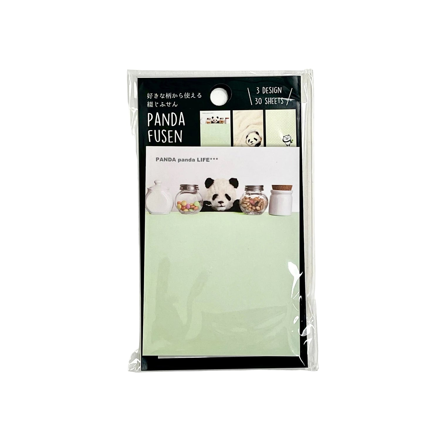 Pine Book Panda Life Memo Pad - Green