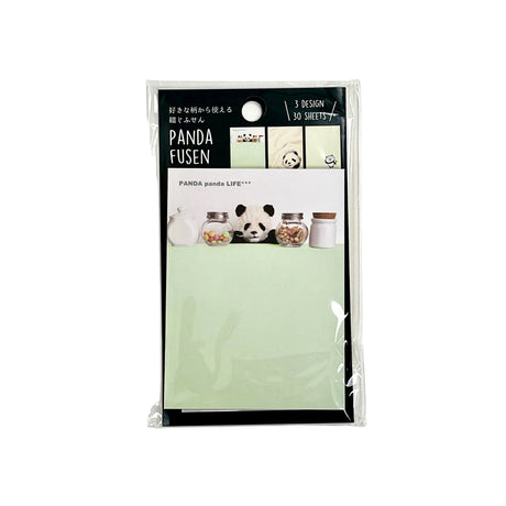 Pine Book Panda Life Memo Pad - Green