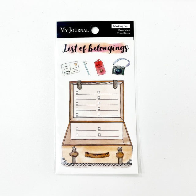 Pine Book Travel Items Decoration Stickers