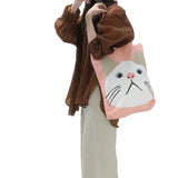 Pink Cat Tote Bag