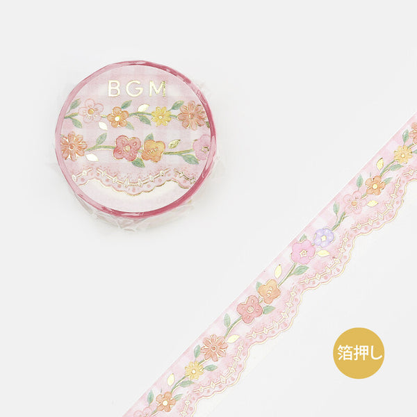 BGM Pink Lace Washi Tape