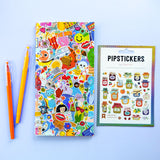 PipStickers are the PERFECT gift for the sticker lover in your life - even if it's you! These unique PVC designs with silver foil accents come on a clear backing and cannot be found anywhere else.

Includes one 4" x 4" sheet of Canned With Care PipStickers and includes the Pipsticks manifesto.