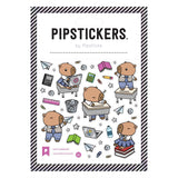 PipStickers are the PERFECT gift for the sticker lover in your life - even if it's you! These unique PVC designs with holographic silver foil accents come on a clear backing and cannot be found anywhere else.

Includes one 4" x 4" sheet of Capy Classmates PipStickers and includes the Pipsticks manifesto.
