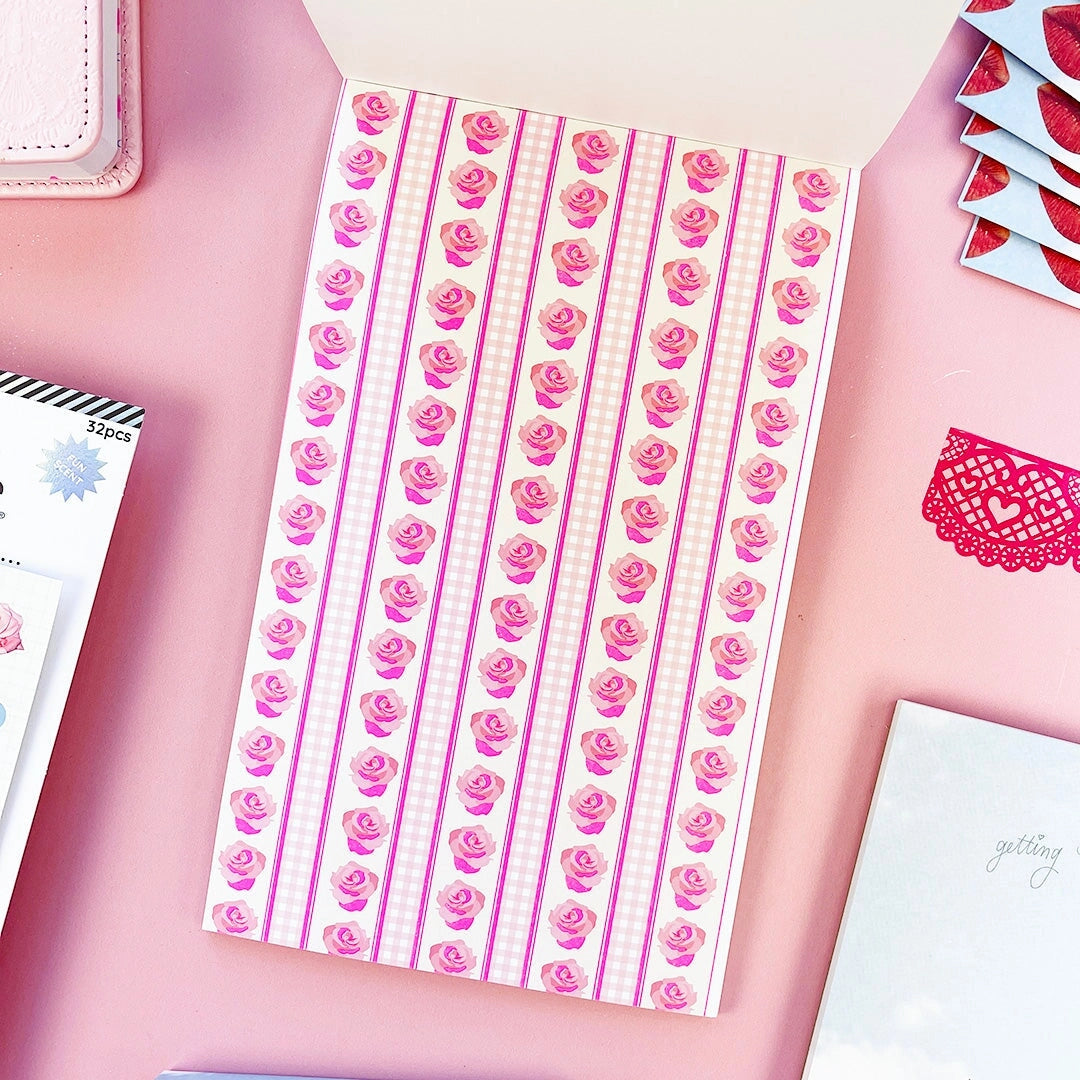 Sweet, nostalgic, and a little bit extra—in the best way. The Coquette Junk Journal Sticker Book is packed with all the pretty details your pages have been waiting for. Think bows, florals, frames, patterns, alphabets, and darling vintage-inspired bits made for layering, collaging, and documenting every little moment.