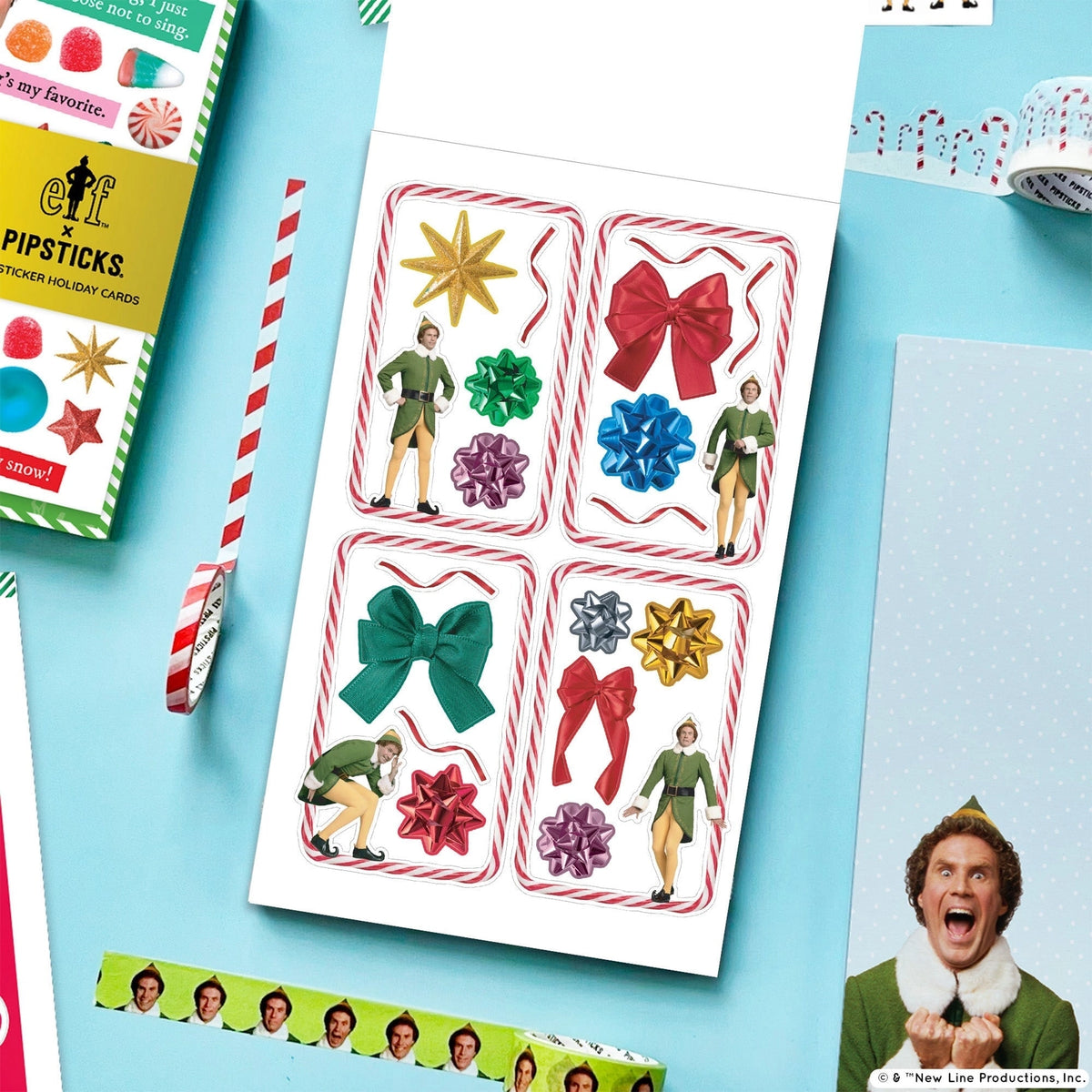 Buddy the Elf has officially taken over your junk journal! Our Elf Junk Journal Sticker Book is packed with iconic movie moments, festive patterns, colorful borders, and all the Christmas cheer you can fit into 30 pages. Perfect for decking out your journal, making holiday cards, and spreading Christmas cheer one sticker at a time.