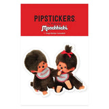 Pipsticks - Monchhichi Boy & Girl Vinyl Sticker