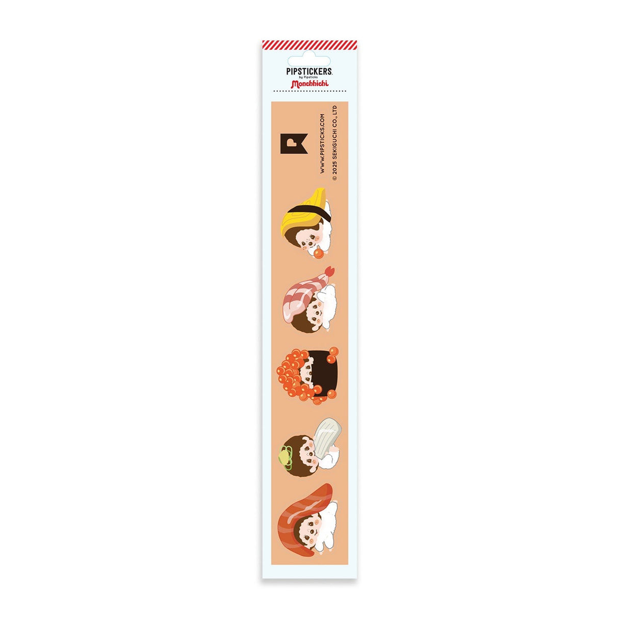 Pipsticks - Monchhichi Sushi Roll Minis Stickers