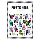 PipStickers are the PERFECT gift for the sticker lover in your life - even if it's you! These unique PVC designs with holographic silver foil accents come on a clear backing and cannot be found anywhere else.

Includes one 4" x 4" sheet of Squeaky Scientists PipStickers and includes the Pipsticks manifesto.