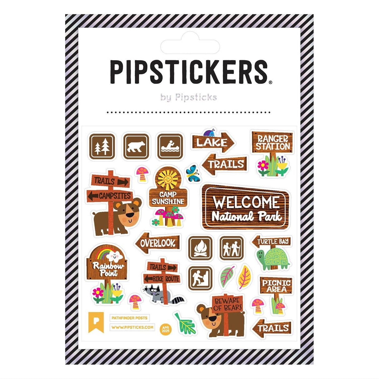 PipStickers are the PERFECT gift for the sticker lover in your life - even if it's you! These unique PVC designs with holographic silver foil accents come on a clear backing and cannot be found anywhere else.

Includes one 4'' x 4'' sheet of Pathfinder Posts PipStickers and includes the Pipsticks manifesto.