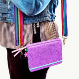 Take your current read anywhere! This rainbow strap turns your favorite book or journal into an instant crossbody so you can read on the go, hands-free and in style. Perfect for book lovers, travelers, and sticker-covered notebooks alike!




