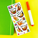 PipStickers are the PERFECT gift for the sticker lover in your life - even if it's you! These unique PVC designs with gold foil accents come on a clear backing and cannot be found anywhere else.

Includes one 3" x 7" sheet of Slow Reads PipStickers and includes the Pipsticks manifesto.