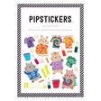 PipStickers are the PERFECT gift for the sticker lover in your life - even if it's you! These unique PVC designs with holographic silver foil accents come on a clear backing and cannot be found anywhere else.<br />Includes one 4'' x 4'' sheet of Tie-Dyed Tailspin PipStickers and includes the Pipsticks manifesto.