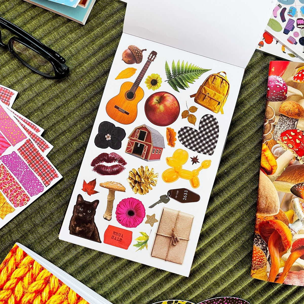 Pipsticks - Fall Junk Journal Sticker Book