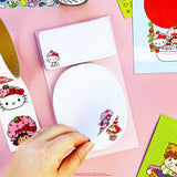 Sweet, simple, and ready for all your notes—this Hello Kitty &amp; Friends notepad set adds a little extra charm to your everyday lists 💕 Featuring soft pink polka dots with adorable character accents, each page has plenty of space for reminders, doodles, or messages that need a cute upgrade. Perfect for desks, backpacks, or passing notes the fun way—because even your to-dos should look this good.

Take your reminder game to a whole new level with this pretty set of NUMBER different memo pads! Use them in 