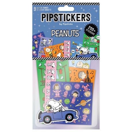 Enjoy our Peanuts Grab Bag, a sticker set from Pipsticks that is sure to bring joy to sticker lovers of all ages.

As a brand that believes in the power of small things to make a big difference, we've curated this collection to inspire creativity and fun. Our stickers are not just trendy, they're also a bit quirky, appealing to a wide audience across ages, demographics, and interests. This grab bag embodies our mission of brightening your day and adding a touch of fun to any activity. Perfect for kids and b
