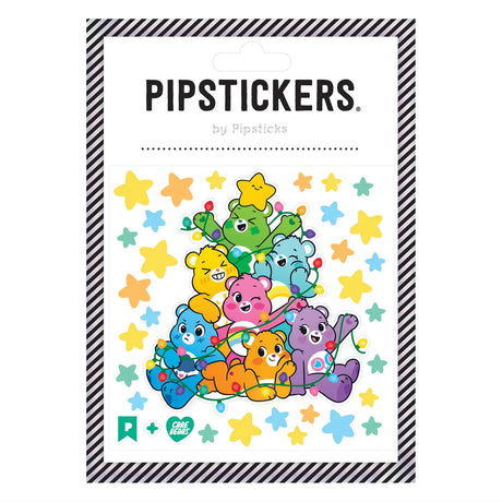 PipStickers are the PERFECT gift for the sticker lover in your life - even if it's you! These unique wood-free paper designs with fuzzy accents come on a clear backing and cannot be found anywhere else.

Includes one 4'' x 4'' sheet of Care Bears Fuzzy Christmas Tree PipStickers and includes the Pipsticks manifesto.