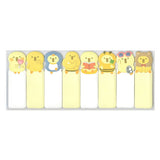 Piyokomame will color your notebooks and notebooks in a fun way!&nbsp;Because it comes in a hearty pack of 120 sheets, you can use it in a variety of situations such as work, lessons, and study.

120 total tabs
8 different designs
Made in Japan
