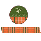 Bring a classic look to your creative projects with our Plaid Washi Tape. This roll showcases a sophisticated plaid pattern that’s ideal for enhancing journals, cards, and home décor. The tape’s durable yet easily removable adhesive ensures a smooth application, adding a touch of elegance to your crafting with minimal effort.

Additional Details:
- 15 mm width
- 10 m length