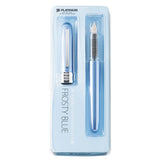 Platinum Plaisir Fountain Pen - Frosty Blue