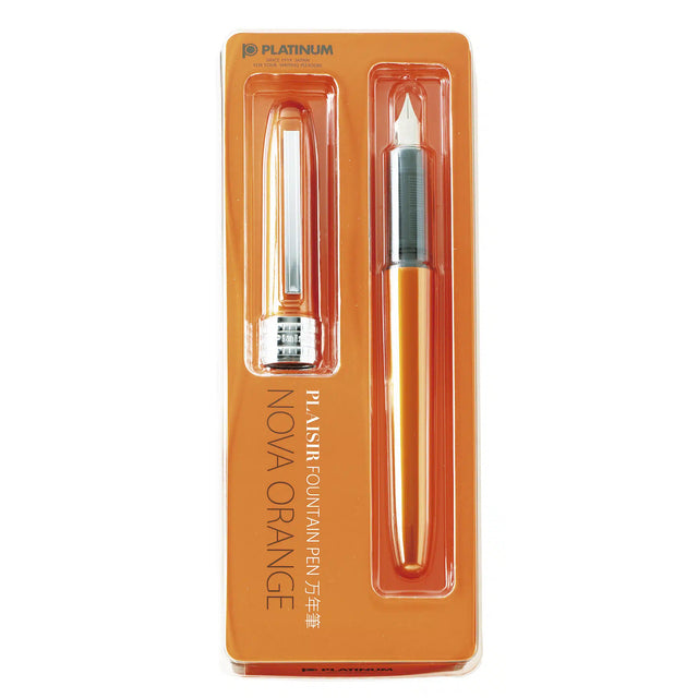 Platinum Plaisir Fountain Pen - Nova Orange