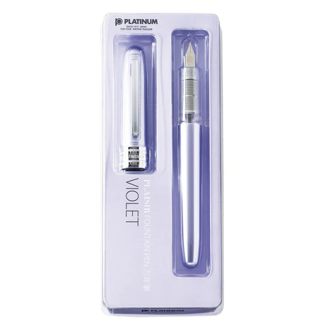 Platinum Plaisir Fountain Pen F Nib - Violet