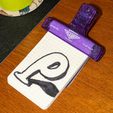 Plastic Clip Glitter PENCO