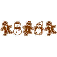 Self-inking gingerbread cartridge including the PLUS Decoration Roller Applicator. Uses a pigment and oil-based ink.