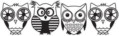 Plus Decoration Stamp Roller - Owls Cartridge

Black self-inking owls cartridge to fit into PLUS Decoration Roller Applicator. Uses a pigment and oil-based ink.