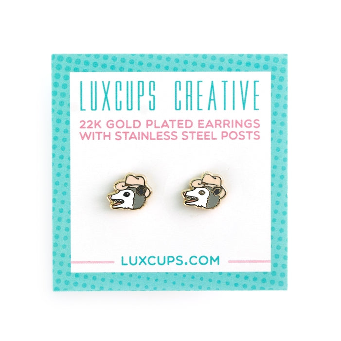 Possum Earrings