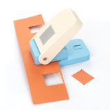 This craft rectangular hole punch is made of high-quality plastic and stainless steel. Its smooth lever-assisted mechanism allows for quick cutting of cardstock, enabling clean and efficient one-handed operation.&nbsp;

This rectangular stamp pattern hole punch is suitable for making gift labels, greeting cards, message cards, art and design projects, bookmarks, and other DIY projects. Designed for beginners and experienced crafters alike, it's suitable for card making, scrapbook pages, birthday cards, Chri