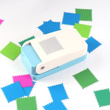 This craft rectangular hole punch is made of high-quality plastic and stainless steel. Its smooth lever-assisted mechanism allows for quick cutting of cardstock, enabling clean and efficient one-handed operation.&nbsp;

This rectangular stamp pattern hole punch is suitable for making gift labels, greeting cards, message cards, art and design projects, bookmarks, and other DIY projects. Designed for beginners and experienced crafters alike, it's suitable for card making, scrapbook pages, birthday cards, Chri