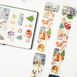 Pre-cut Reindeer's Journey Wide Washi / PET Tape