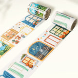 Pre-cut Pane & Simple Wide Washi / PET Tape