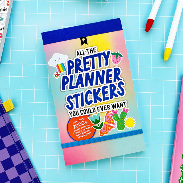 Get ready to level up your planning game! This sticker book is packed with a mix of fun and functional stickers that will take your daily grind from "meh" to magical.&nbsp;

Whether you're scheduling, goal-setting, or decorating your planner, these stickers will brighten your layouts (and your mood!). From tracking your to-dos to marking special occasions, we've got you covered with a sticker for every vibe!